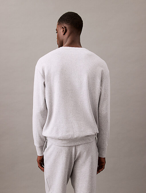 Calvin Klein Modern Terry Lounge Sweatshirt Medium Grey Heather