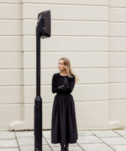 Selected Femme Selma Sefika Knit Pullover Black