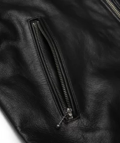 Nudie Jeans Eddy Rider Leather Jacket Black