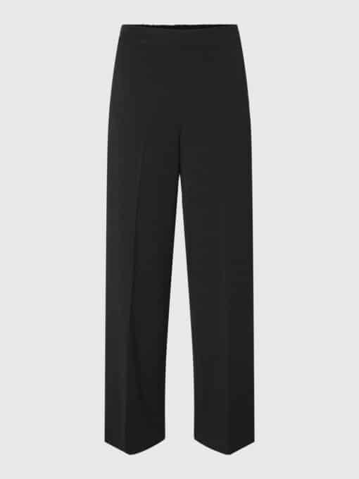 Selected Femme Tara Wide Pant Black