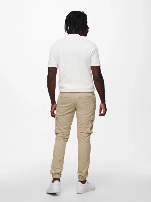 Only & Sons Stage Cargo Pants Chinchilla