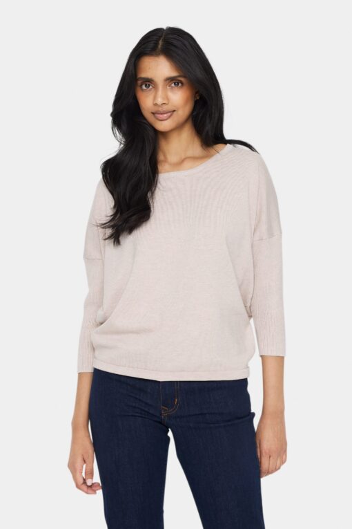Saint Tropez Milasz Pullover Gray Morn Melange