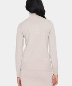 Saint Tropez Milasz Rollneck Pullover Gray Morn Melange