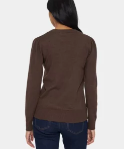 Saint Tropez Milasz Pullover Dark Oak Melange
