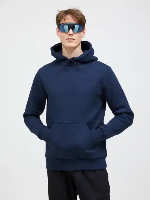 Peak Performance Original Small Logo Hood Men Blue Shadow