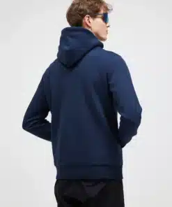 Peak Performance Original Small Logo Hood Men Blue Shadow