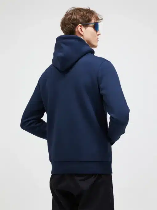 Peak Performance Original Small Logo Hood Men Blue Shadow