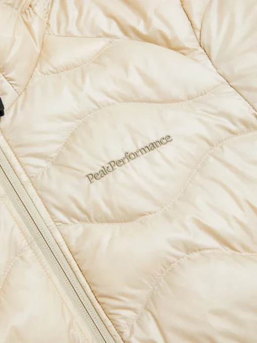 Peak Performance Helium Down Hood Jacket Women Sand Fog