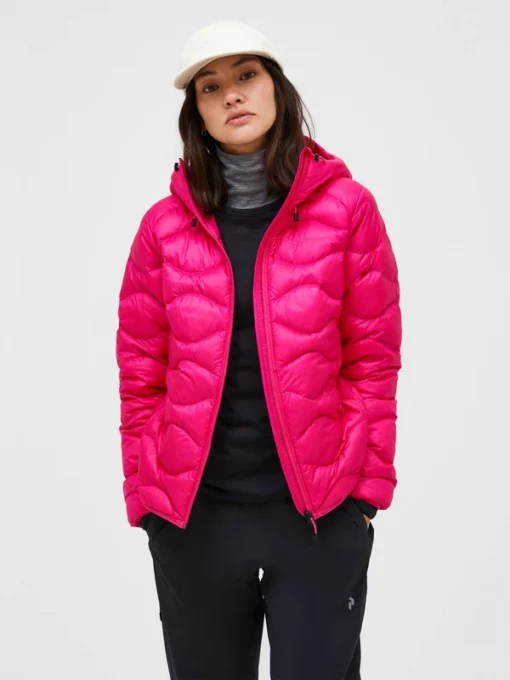 Peak Performance Helium Down Hood Jacket Women Beetroot Purple