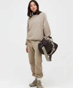 Peak Performance Cotton Terry Crew Women Avid Beige