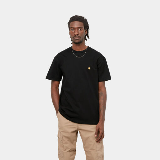 Carhartt WIP S/S Chase T-Shirt Black/Gold