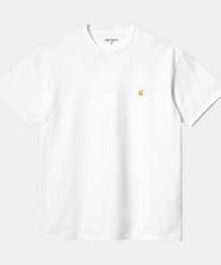 Carhartt WIP S/S Chase T-Shirt White/Gold