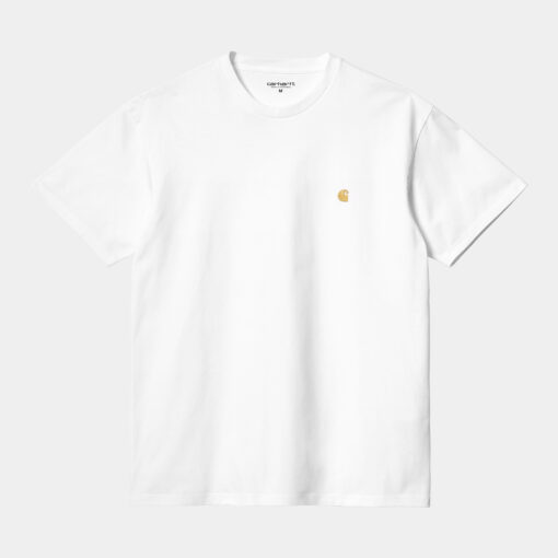 Carhartt WIP S/S Chase T-Shirt White/Gold