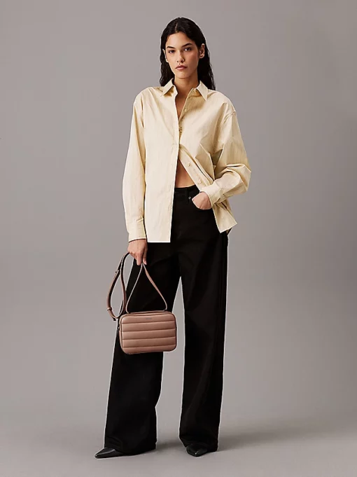 Calvin Klein Line Quilt Camera Bag Chanterelle