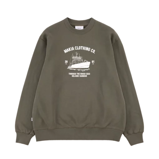 Makia Urho Sweatshirt  Dusty Olive