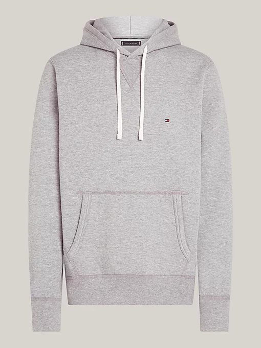 Tommy Hilfiger Essential Fleece Hoody Medium Grey Heather