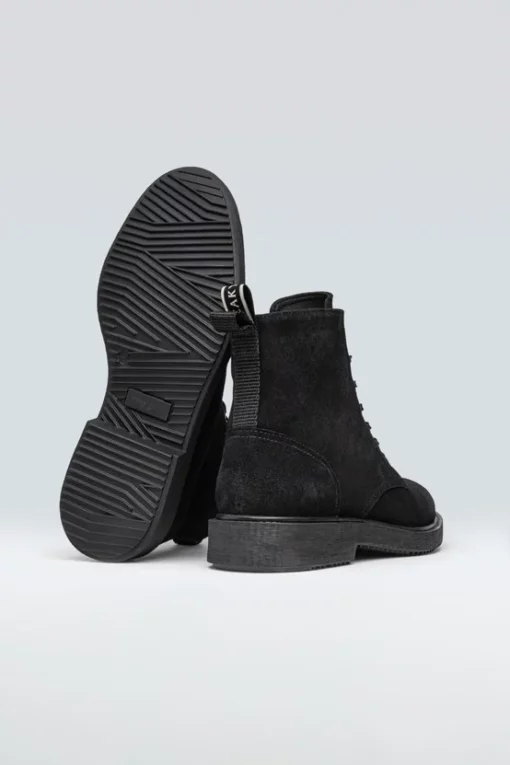 Sneaky Steve Ben Suede Shoe Black
