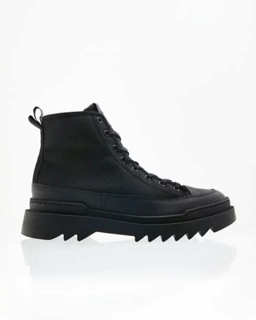 Sneaky Steve Kamiki Hi Winter U Shoes Black
