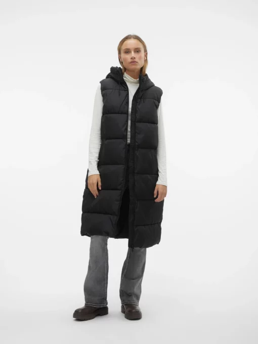 Vero Moda Ligaane Waistcoat Black