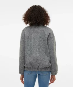 Vero Moda Amber Elite Bomber Jakcet Medium Grey Melange