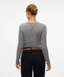 Vero Moda Isadora Pullover Medium Grey Melange