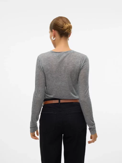 Vero Moda Isadora Pullover Medium Grey Melange