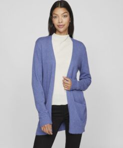 Vila Ril Open Cardigan Bijou Blue