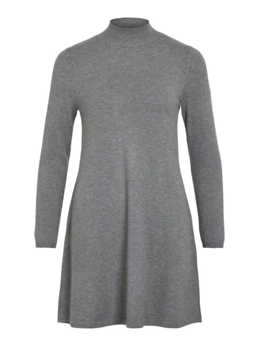 Vila Comfy A-line Dress Medium Grey Melange