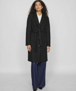 Vila Ebby Coat Black Beauty