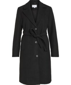 Vila Ebby Coat Black Beauty
