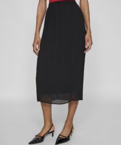 Vila Olinda Midi Skirt Black