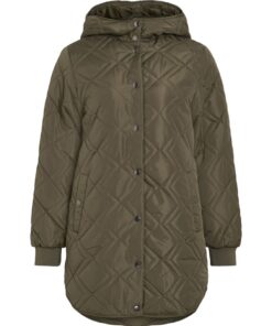 Vila Jade Hooded Jacket Dusty Olive