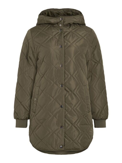 Vila Jade Hooded Jacket Dusty Olive