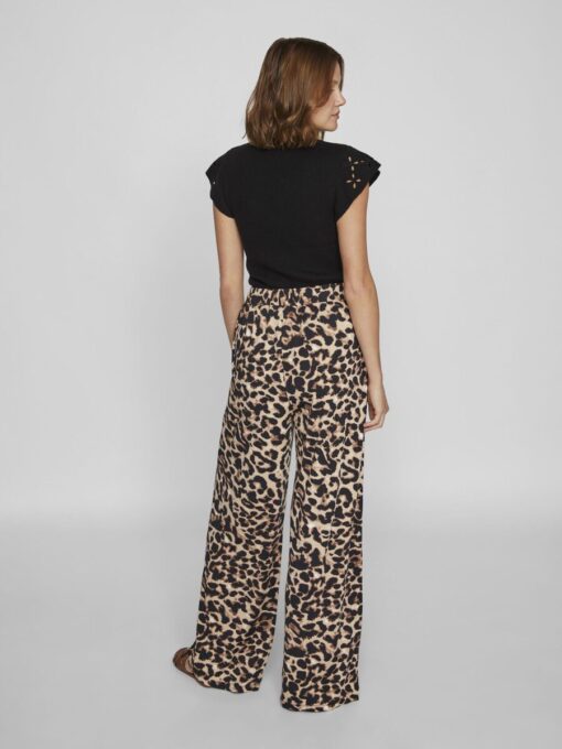 Vila Leoa Wide Pants Black