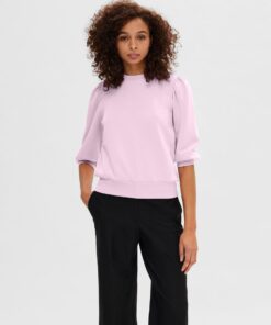Selected Femme Tenny Sweat Cradle Pink