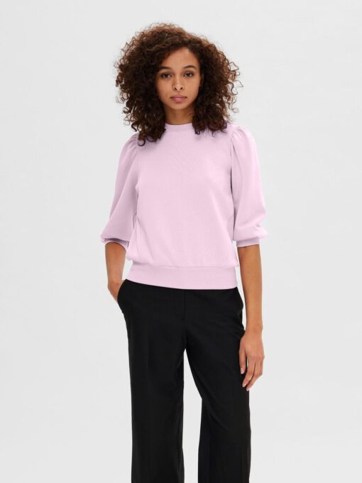 Selected Femme Tenny Sweat Cradle Pink