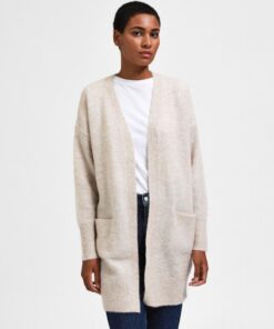 Selected Femme New Lulu Long Cardigan Birch