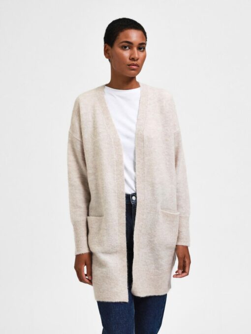 Selected Femme New Lulu Long Cardigan Birch