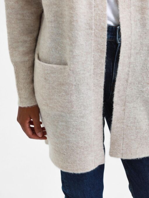 Selected Femme New Lulu Long Cardigan Birch