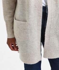 Selected Femme New Lulu Long Cardigan Birch