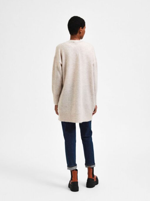 Selected Femme New Lulu Long Cardigan Birch