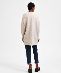 Selected Femme New Lulu Long Cardigan Birch