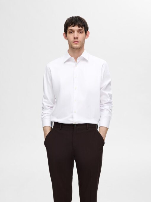 Selected Homme Performance Shirt Bright White