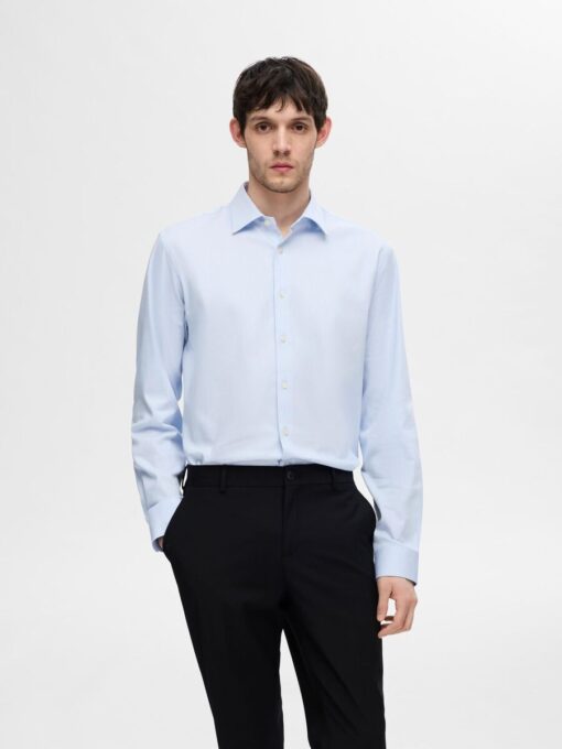 Selected Homme Performance Shirt Light Blue