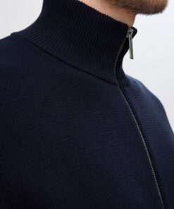 Selected Homme Dane Full Zip Cardigan Sky Captain
