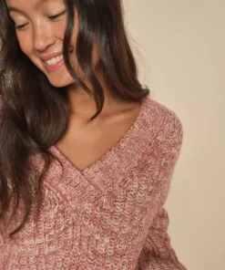 Mos Mosh Jaylin V-neck Knit Rosette