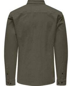 Only & Sons Michael Corduroy Shirt Olive Night