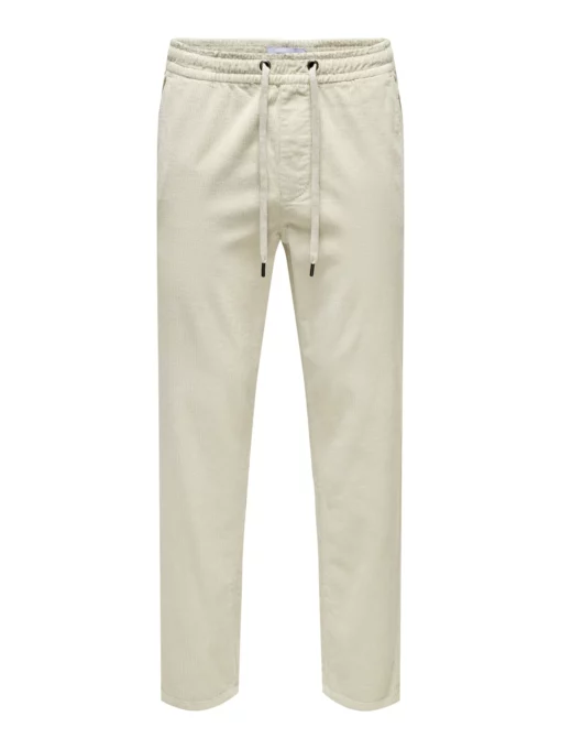 Only & Sons Linus Corduroy Pants Silver Lining