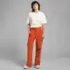 Dedicated Workwear Pants Vara Corduroy Cinnamon Orange
