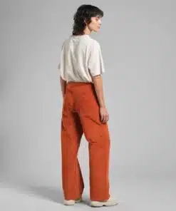 Dedicated Workwear Pants Vara Corduroy Cinnamon Orange